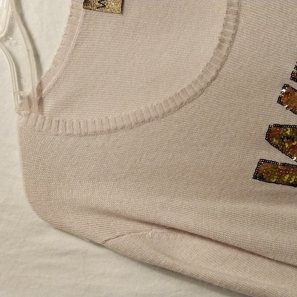 Wild Fox Couture Gold Sequin Sweater - Picture 2 of 10